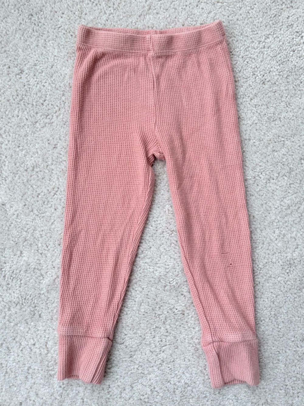 Posh Peanut Dusty Rose Waffle Knit Pajama Set - Picture 9 of 14